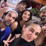 Huma celebrates b'day with Rajkummar, Patralekhaa, Saqib